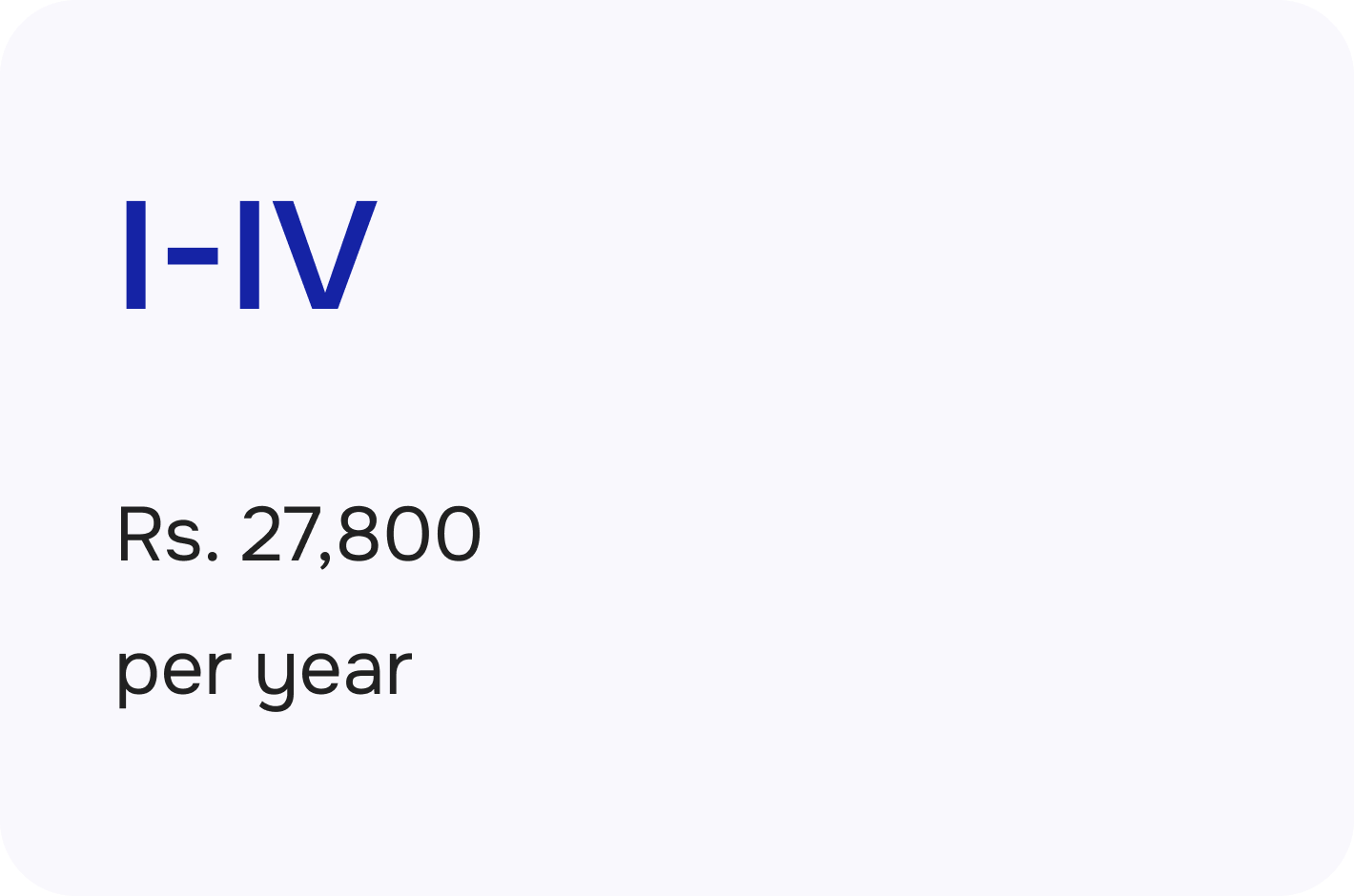 I-IV